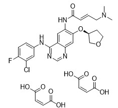 Afatinib Dimaleate CAS No 850140-73-7 مسحوق أصفر فاتح نقاء 99٪ C32H33ClFN5O11
