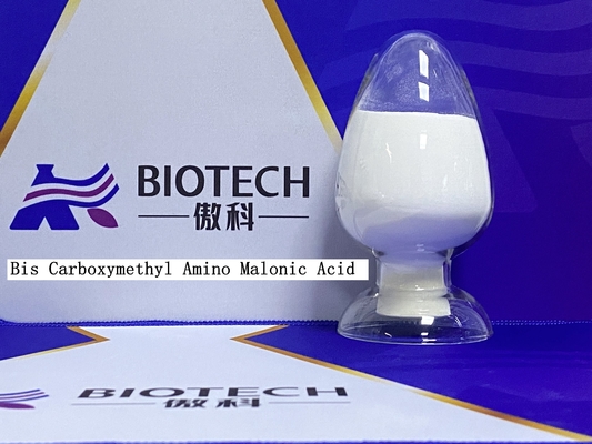 Bis Carboxymethyl Amino Malonic Acid CAS 4379-32-2 C7H9NO8 أبيض إلى أوف وايت صلب