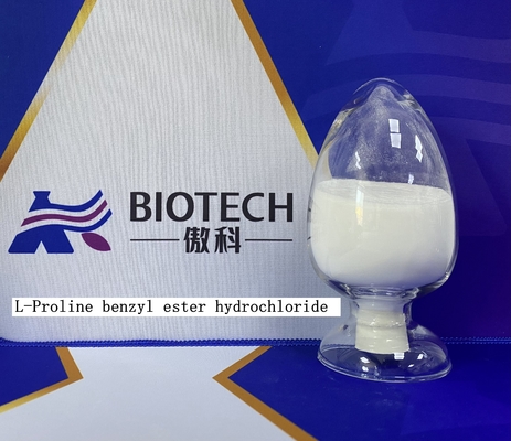 مسحوق أبيض عالي النقاء H-Pro-OBzl·HCl CAS رقم 16652-71-4 لمشتقات الأحماض الأمينية M.W 241.72