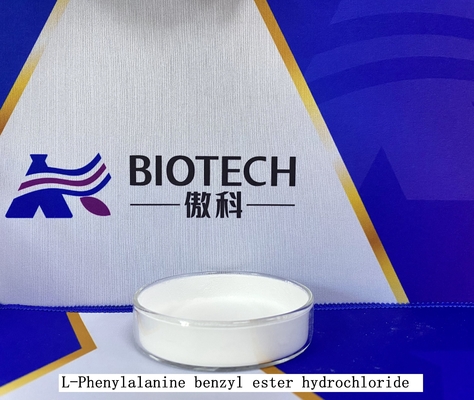 H-Phe-OBzl · HCl CAS رقم 2462-32-0 لمشتقات الأحماض الأمينية مسحوق أبيض نقاء 98٪
