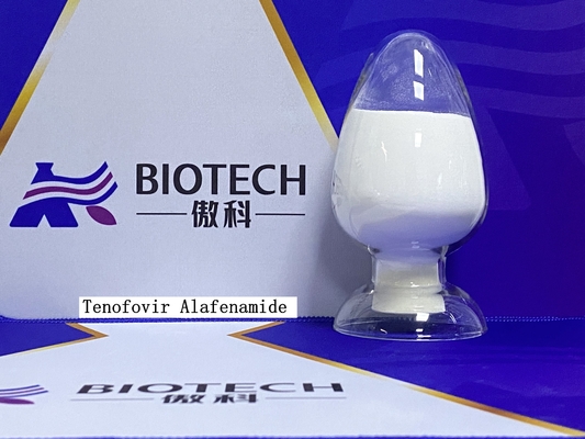 وسيط APIs Tenofovir Alafenamide CAS رقم 379270-37-8 للحصول على درجة نقاء مسحوق TFA الأبيض إلى الأبيض المصفر 99٪