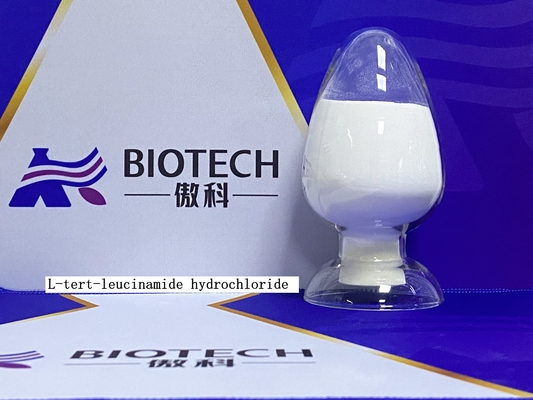 H-Tle-NH2.HCl CAS رقم 75158-12-2 لمشتقات الأحماض الأمينية أبيض إلى مسحوق أبيض نقي 98٪