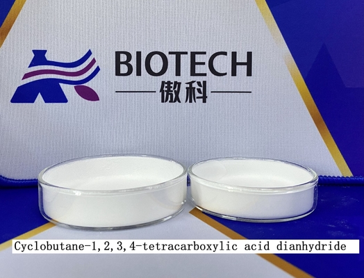 Cyclobutane 1 2 3 4 Tetracarboxylic Acid Dianhydride CAS 4415-87-6 أبيض صلب 99٪ مواد كيميائية إلكترونية