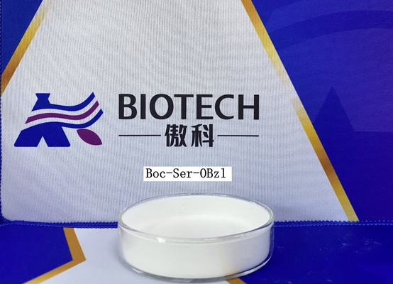 Boc-Ser-OBzl CAS No 59524-02-6 لمشتقات الأحماض الأمينية مسحوق أبيض نقاء 98٪