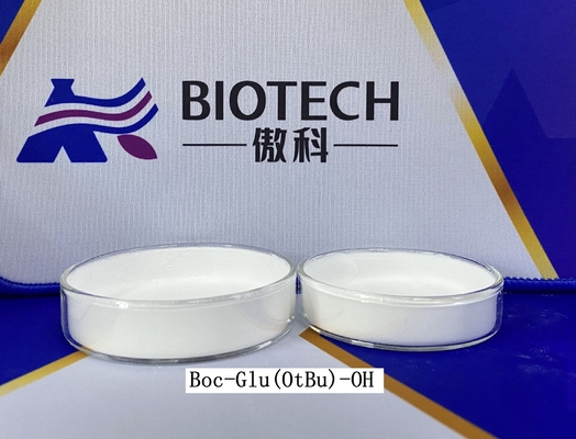 Boc Glu OtBu OH CAS No 13726-84-6 C14H25NO6 مسحوق أبيض نقاء 99٪