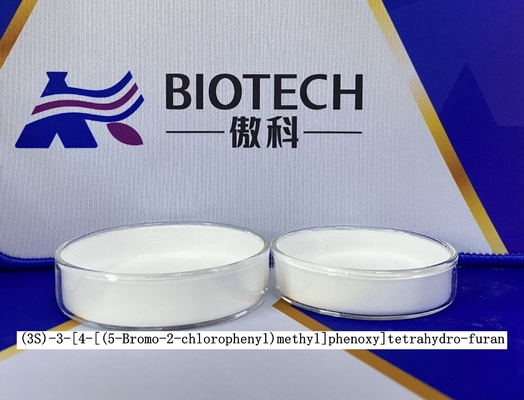(3S) -3- [4 - [(5-Bromo-2-Chlorophenyl) Methyl] Phenoxy] Tetrahydro-Furan Purity 98٪ White Powder APIs Intermediates