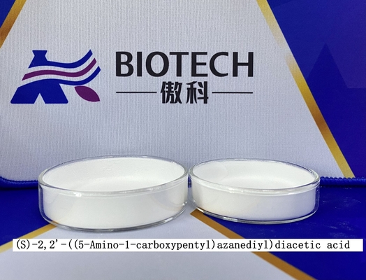 (S) -2،2 '- ((5-Amino-1-Carboxypentyl) Azanediyl) حمض الأسيتيك CAS رقم 113231-05-3 مسحوق أبيض كروماتوغرافيا المعادن المخلّبة
