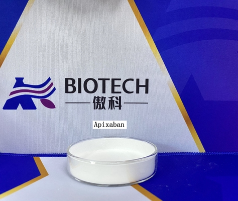 Apixaban CAS No 503612-47-3 مسحوق بلوري أبيض C25H25N5O4 نقاء 99 ٪ APIs وسيطة