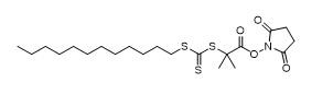 N-Succinimidyl 2- (Dodecylthiocarbonothioylthio) -2-methylpropionate CAS رقم 925232-64-0 C21H35NO4S3