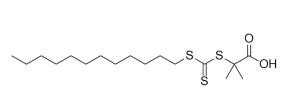 كروماتوغرافيا المعادن Chelate 2-Dodecylsulfanylcarbothioylsulfanyl-2-Methylpropanoic Acid CAS رقم 461642-78-4 C17H32O2S3