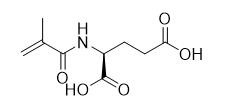 كروماتوغرافيا المعادن Chelate Chelate Chromatography Methacryloyl-L-glutamic acid CAS 34373-07-4 نقاء 95٪
