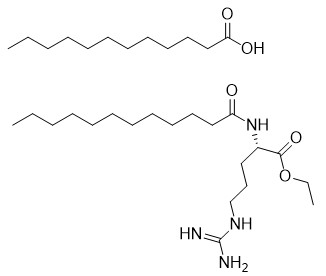 CAS 1193347-26-0 إضافات غذائية N Alpha Lauroyl L Arginine Ethyl Ester Laurate