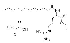 المضافات الغذائية التجميلية COA N Alpha Lauroyl L Arginine Ethyl Ester Oxalate C22H42N4O7