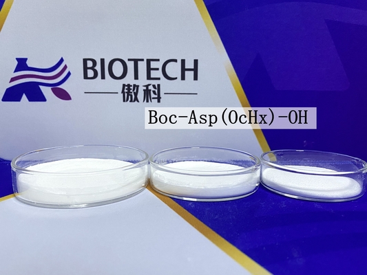 Boc-Asp (OcHx)-OH مشتقات الأحماض الأمينية CAS رقم 73821-95-1 نقاء 98٪ CC15H25NO6
