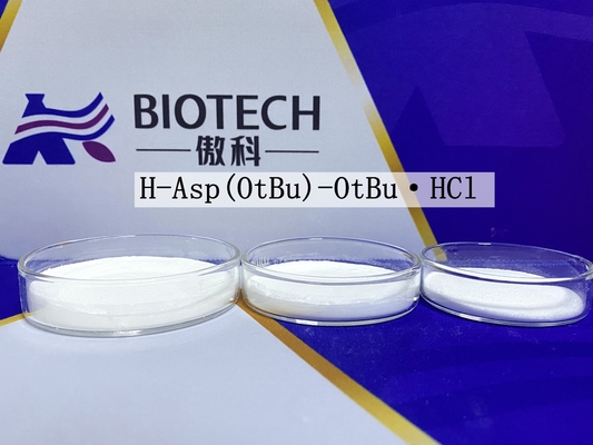 نقاء 98٪ CAS 1791-13-5 مشتقات الأحماض الأمينية H-Asp (OtBu) -OtBu · HCl C12H24ClNO4