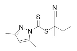 كاشف RAFT 2-Cyanobutan-2-yl 3،5-dimethyl-1H-pyrazole-1-carbodithioate C11H15N3S2