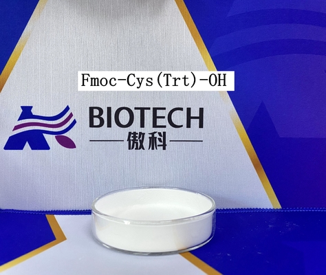 98٪ مشتقات الأحماض الأمينية CAS 103213-32-7 Fmoc-Cys (Trt) -OH C37H31NO4S Powder