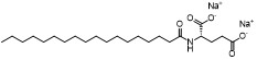 N- ((1-oxooctadecyl) -L-glutamate الديزوديوم CAS No.38079-62-8 المواد الإضافية التجميلية