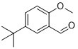 5-تيرت-بوتيل-2-OMebenzaldehyde CAS رقم 85943-26-6 مسحوق أصفر أو مادة زيتية 98% لمنتجات ماروبيتان المتوسطة