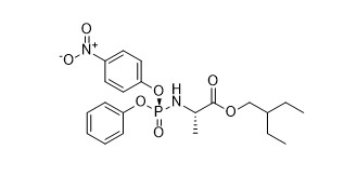 N-[(S) - ((4-Nitrophenoxy) phenoxyphosphinyl]-L-alanine 2-ethylbutyl Ester 1354823-36-1 الأصفر إلى البيضاء 95%
