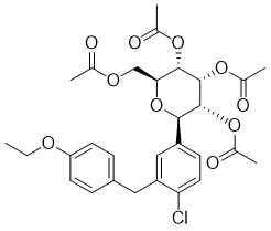 (2R، 3R، 4R، 5S، 6S) -2- (أسيتوكسيميثيل) -6- (4-كلورو -3 (4-Ethoxybenz CAS No 461432-25-7 APIs Intermediates
