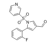 5- (2-فلوروفينيل) -1- (3-بيريدينيل سلفونيل) -1 H-Pyrrole-3-Carboxaldeh CAS 81677-11-8 مسحوق أصفر