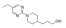 3-(1-(5-إيثيلبيريميدين-2-Yl) بيبريدين-4-Yl) بروبان-1-Ol CAS 1046815-82-0 مسحوق 98%