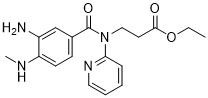 Ethyl N- [3-amino-4- (methylamino) benzoyl] -N-pyridin-2-yl-beta-alaninate CAS No.212322-56-0 مسحوق أبيض إلى أصفر فاتح