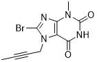 8-برومو-7- (But-2-Ynyl) -3-Methyl-1H-Purine-2،6 (3H، 7H) -Dione CAS No. 666816-98-4 White To Off White Powder