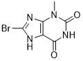 متوسطات APIs 8-Bromo-3-methyl-3،7-dihydropurine-2،6-dione CAS No. 93703-24-3 مسحوق أبيض اللون 99٪