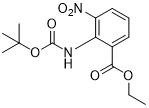 وسيط APIs Ethyl 2 - ((Tert-Butoxycarbonyl) Amino) -3-Nitrobenzoate CAS رقم 136285-65-9 مسحوق أبيض C14H18N2O6