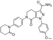 Apixaban CAS No 503612-47-3 مسحوق بلوري أبيض C25H25N5O4 نقاء 99 ٪ APIs وسيطة