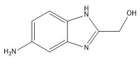 (5-Aminobenzimidazol-2-Yl) مركب الميثانول غير المتجانس CAS 294656-36-3 97٪ بني صلب