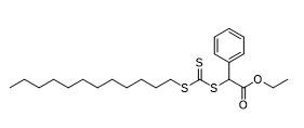 إيثيل 2 - (((dodecylthio) carbonothioyl) thio) -2-phenylacetate CAS No. 1079398-19-8 نقاء 95٪