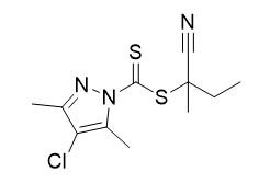 2'-Cyanobutan-2'-yl-4-Chloro-3،5-dimethylpyrazole-1-carbodithioate C11H14ClN3S2 نقاء 95٪