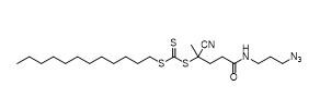5 - ((3-Azidopropyl) amino) -2-cyano-5-oxopentan-2-yl dodecyl carbonotrithioate CAS No. 1644536-24-2 C22H39N5OS3