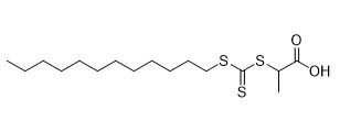 كروماتوغرافيا المعادن المخلّبة 2- (Dodecylthiocarbonothioylthio) حمض البروبانويك رقم CAS 558484-21-2 C16H30O2S3 97٪