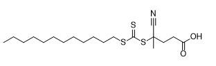 4-Cyano-4-dodecylsulfanylcarbothioylsulfanylpentanoic acid CAS رقم 870196-80-8 C19H33NO2S3 من الأبيض إلى الأصفر الصلب