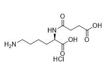 (3-Carboxypropanoyl) -D-Lysine Hydrochloride CAS No. 887256-35-1 كروماتوغرافيا المعادن المخلّبة 98٪