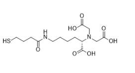 (S)-2,2'-((1-Carboxy-5-(4-Mercaptobutanamido) amyl)Azanediyl) Acid Diacetic CAS رقم 538328-49-3 C14H24N2O7S