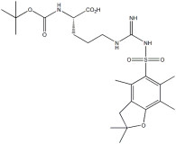 مشتقات الأحماض الأمينية Boc-Arg (Pbf) -OH CAS. 200124-22-7 نقاء 98٪ C24H38N4O7S