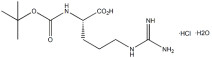 N-BOC-L-Arginine Hydrochloride CAS 35897-34-8 مسحوق أبيض نقاء 98٪ نقطة الانصهار 109 درجة مئوية ظروف التخزين مختومة في الجاف