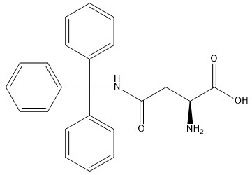 مشتقات الأحماض الأمينية H-Asn (TRT) -OH CAS.132388-58-0 نقاء 98٪ مسحوق أبيض C19H18N2O5