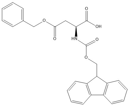 98٪ نقاء مشتقات الأحماض الأمينية CAS 86060-84-6 Fmoc-Asp (OBzl) -OH C26H23NO6