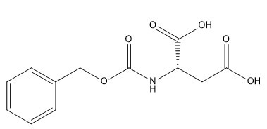 CAS 1152-61-0 N-Carbobenzyloxy-L-Aspartic Acid 98٪ مشتقات الأحماض الأمينية C12H13NO6