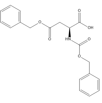 C19H19NO6 مشتقات الأحماض الأمينية نقاء 98٪ CAS 3479-47-8 Z-Asp (OBzl) -OH مسحوق