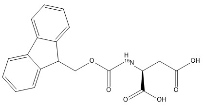 نقاء 98٪ مشتقات الأحماض الأمينية CAS رقم 287484-33-7 Fmoc-Asp-OH - 15N