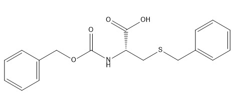 نقاء 98٪ مشتقات الأحماض الأمينية CAS No. 3257-18-9 Z-Cys (Bzl) -OH White To Off White Solid C18H19NO4S