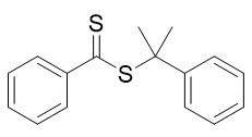 كاشف RAFT 2-phenylpropan-2-yl benzodithioate CAS No. 201611-77-0 C16H16S2 سائل أحمر أرجواني داكن