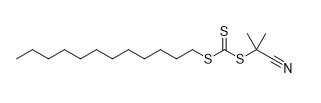 كاشف RAFT 2-Cyano-2 - [(dodecylsulfanylthiocarbonyl) سلفانيل] البروبان رقم CAS 870196-83-1 C17H31NS3 مادة صلبة صفراء